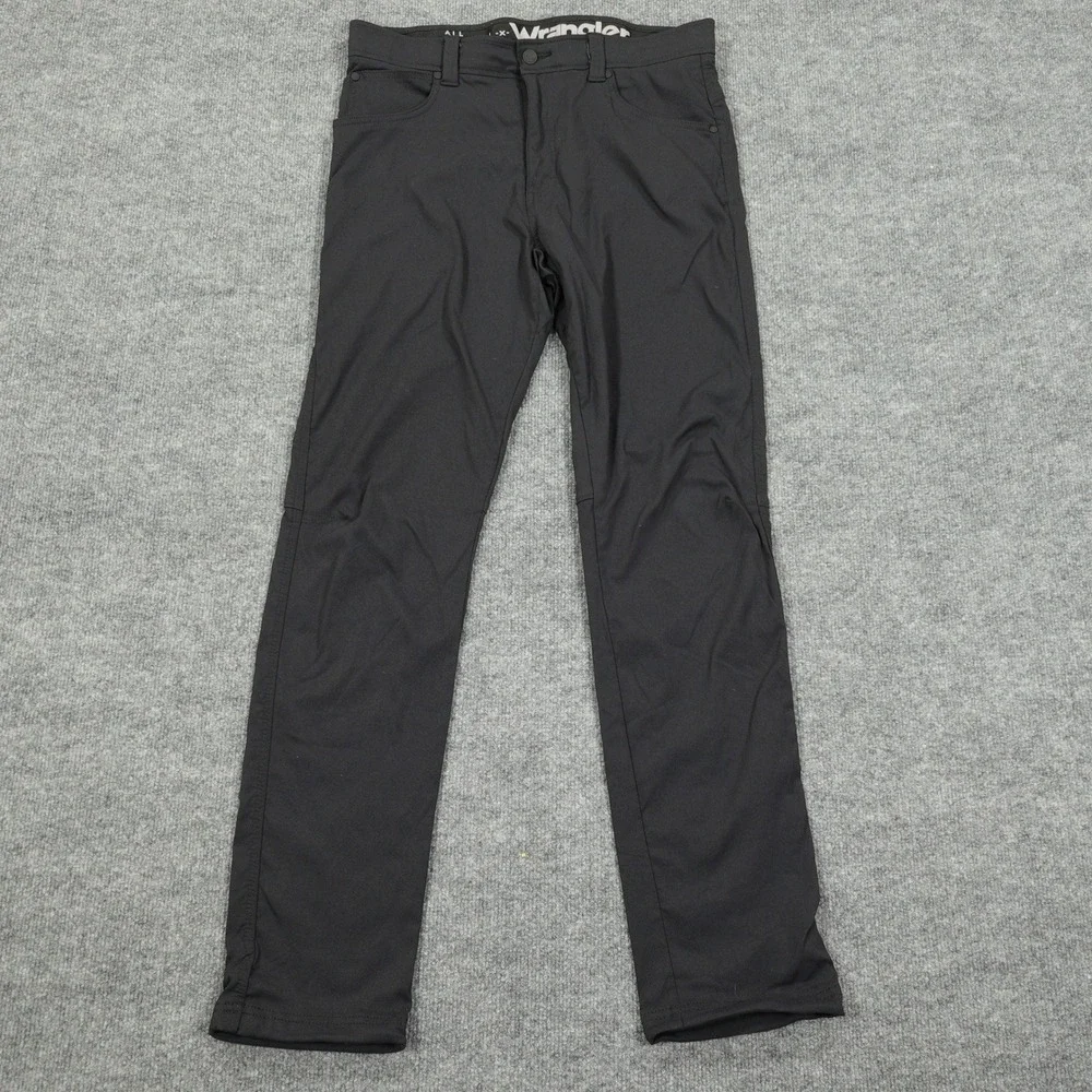 Wrangler Jeans Mens 34x32 Black ATG All Terrain Gear Stretch Outdoor Utility